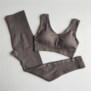 2 Piece Set Women Seamless Yoga Set