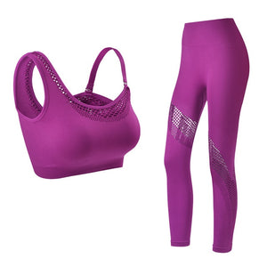 Seamless Yoga Set Women Gym Clothing Sportswear