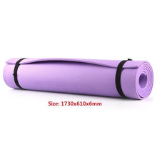 Load image into Gallery viewer, 1830*610*6mm EVA Yoga Mat Non Slip Carpet Pilates Gym Sports Exercise Pads for Beginner Fitness Environmental Gymnastics Mats
