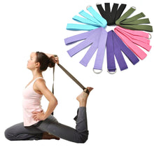 Load image into Gallery viewer, Pilates Yoga Belt Slackline Stretch Band
