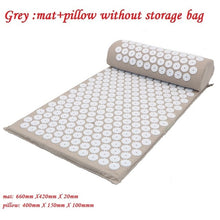 Load image into Gallery viewer, Massager Cushion Massage Yoga Mat Acupressure Relieve Stress Back Body Pain Spike Mat Acupuncture Massage Yoga Mat with Pillow
