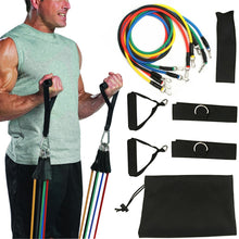 Load image into Gallery viewer, 11 In Kit Upgrade Resistance Bands Set Loop Bands Powerful Effective For Exercise Sports Fitness Home Gym Yoga
