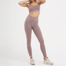 Load image into Gallery viewer, 2 Piece Set Workout Clothes for Women Sports Bra and Leggings Set
