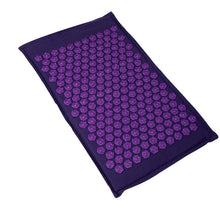 Load image into Gallery viewer, Nature Linen Coconut palm Massage Yoga mat sport pillow mat with bag Lotus Spike Acupressure Mat Cushion
